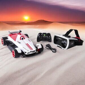 Airhogs FPV High Speed Race Car VR Headset Spinmaster Virtual Reality Set New